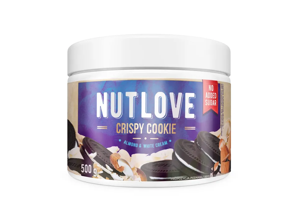 AllNutrition Nutlove Crispy Cookie Crema 500g Senza Zucchero