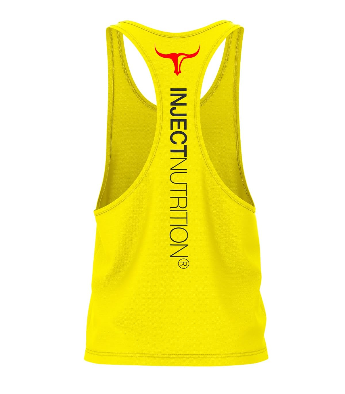 INJECT NUTRITION Yellow Tank Top Black Torus canotta gialla unisex