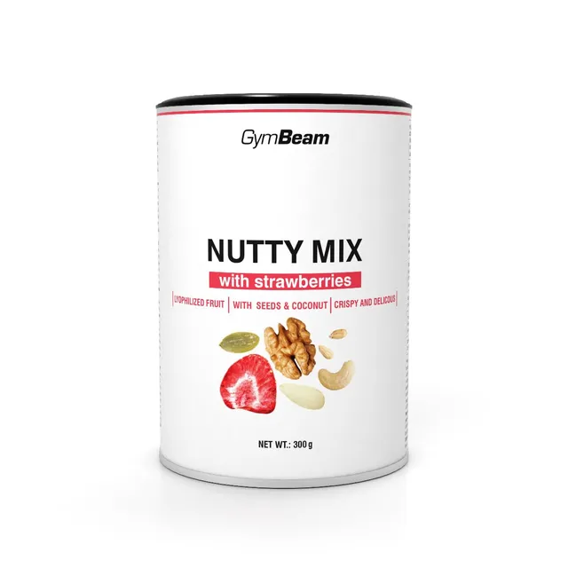 GymBeam Mix Frutta Secca Fragole Cocco Semi Proteico