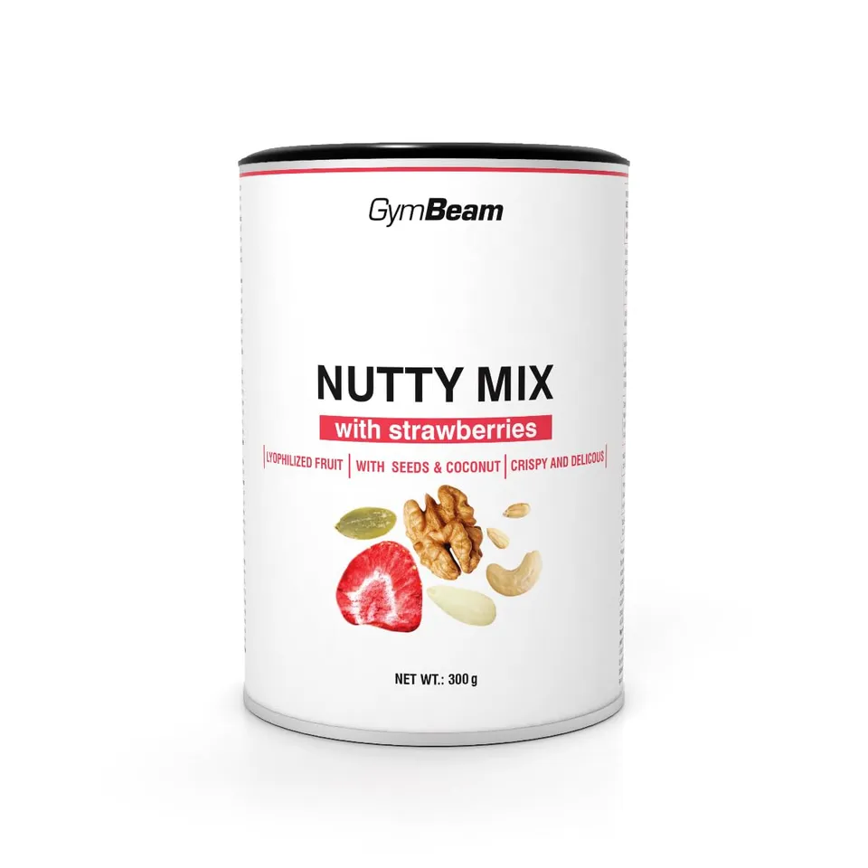 GymBeam Mix Frutta Secca Fragole Cocco Semi Proteico