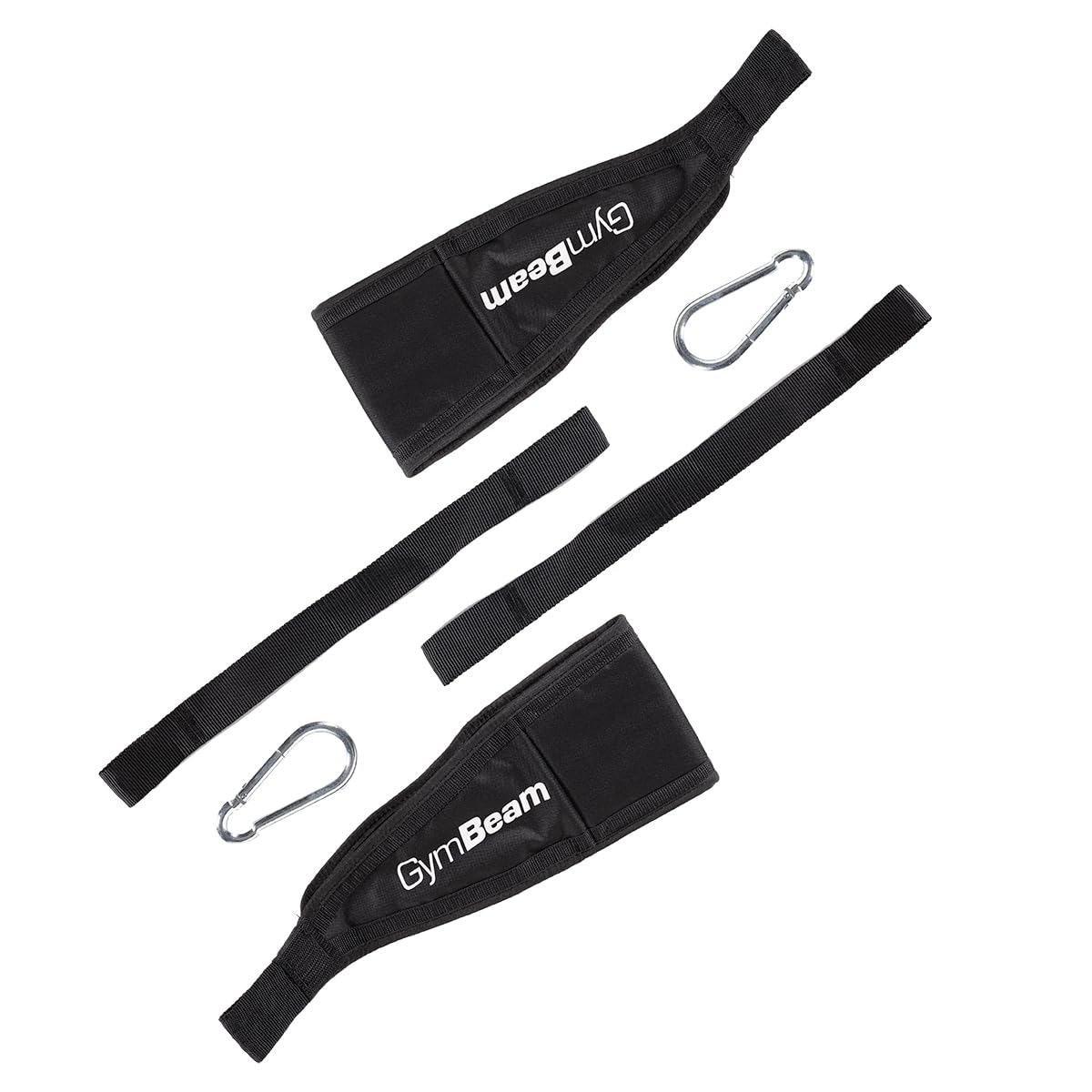 GymBeam AB Sling Straps Cinghie Addominali con Moschettoni e Sacca