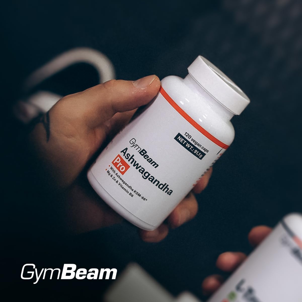 GymBeam Ashwagandha Pro Capsule KSM-66 con Magnesio Zinco
