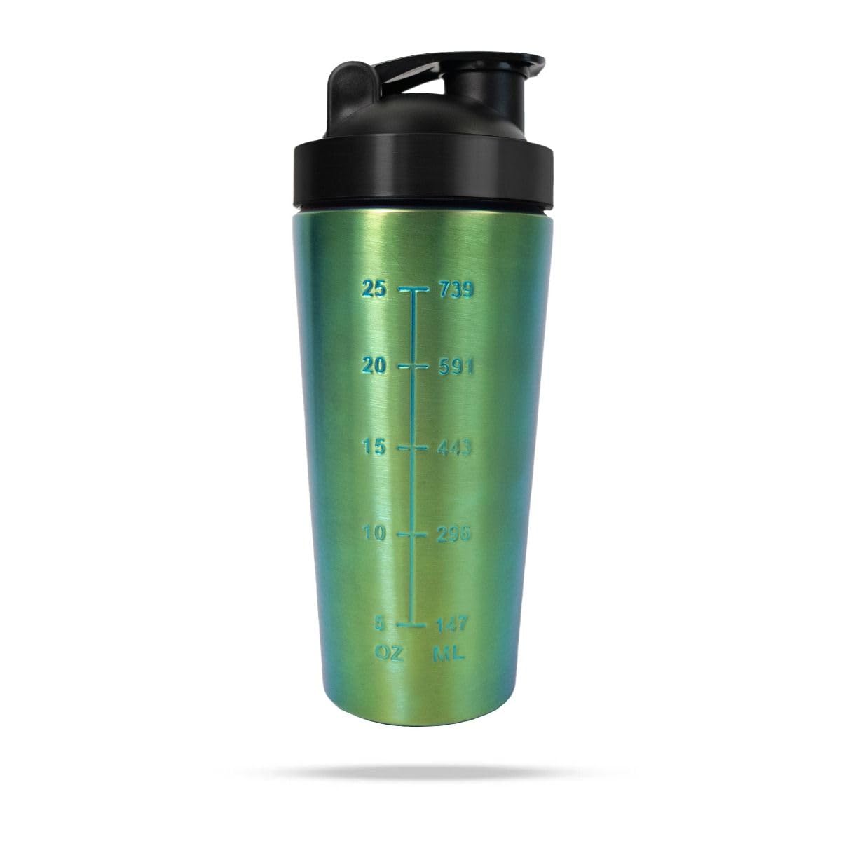 GymBeam Steel Holo Shaker Acciaio 750ml Holo Antigoccia