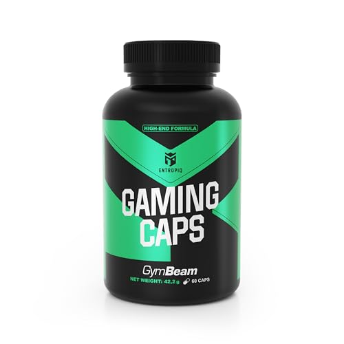 GymBeam ENTROPIQ Gaming Caps 60 Capsule Caffeina Focus