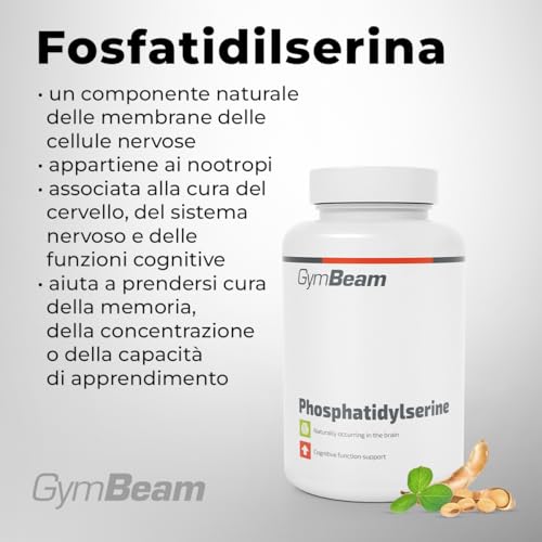 GymBeam Fosfatidilserina 200 mg capsule 120 pz memoria