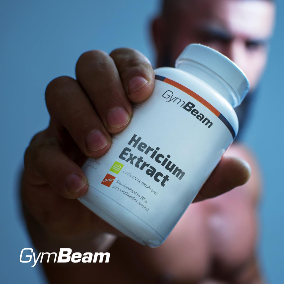 GymBeam Hericium Erinaceus 500 mg Capsule Memoria