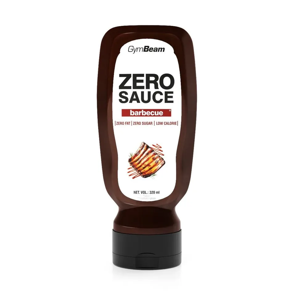 GymBeam Alimentazione Salsa Barbecue ZERO 320 ml Senza Zucchero