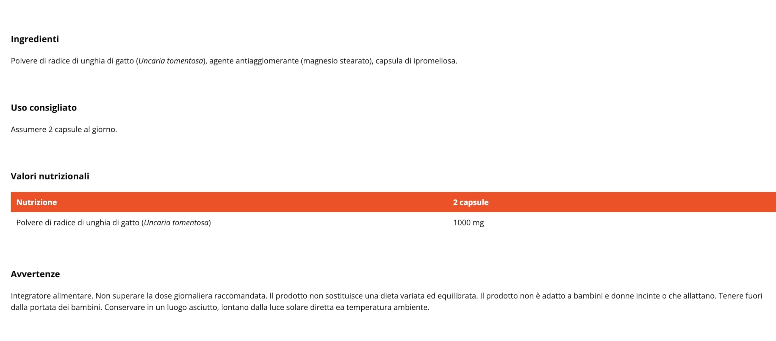 GymBeam Uncaria Tomentosa 90 cps capsule vegane articolazioni