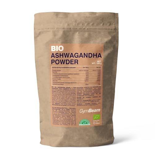 GymBeam Ashwagandha BIO Polvere 100g Adattogeno