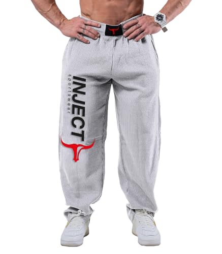 Inject Nutrition Hammer Pantaloni Sportivi Cotone Antracite