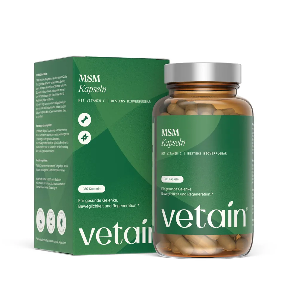 Vetain MSM Zolfo Organico Capsule 180 capsule vegane