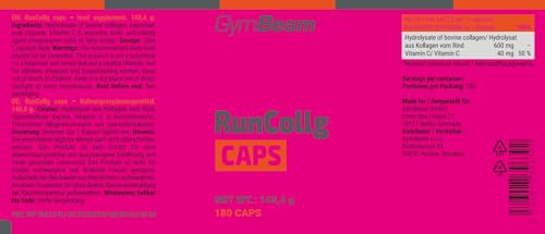 GymBeam RunCollg Collagene Capsule 180 cps Vitamina C