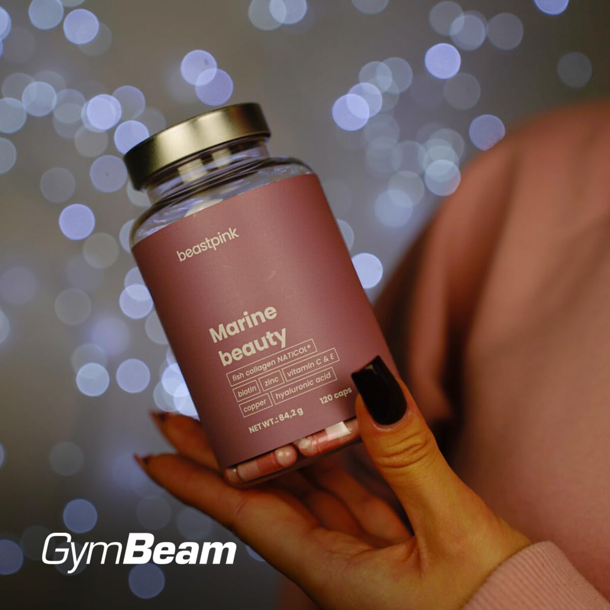 GymBeam Marine Beauty 120 capsule collagene marino donna