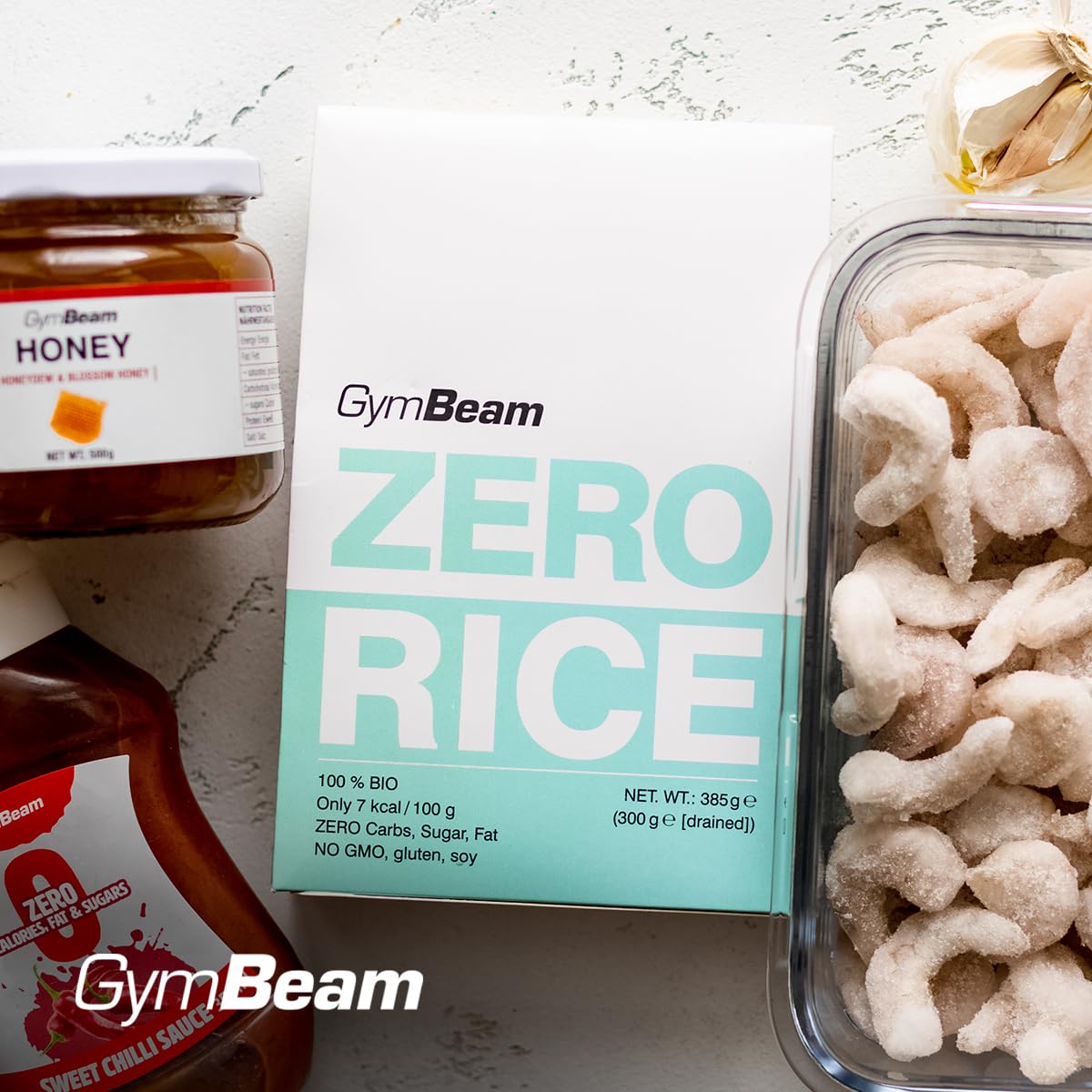 GymBeam Diete Riso BIO Zero konjac 385 g ipocalorico