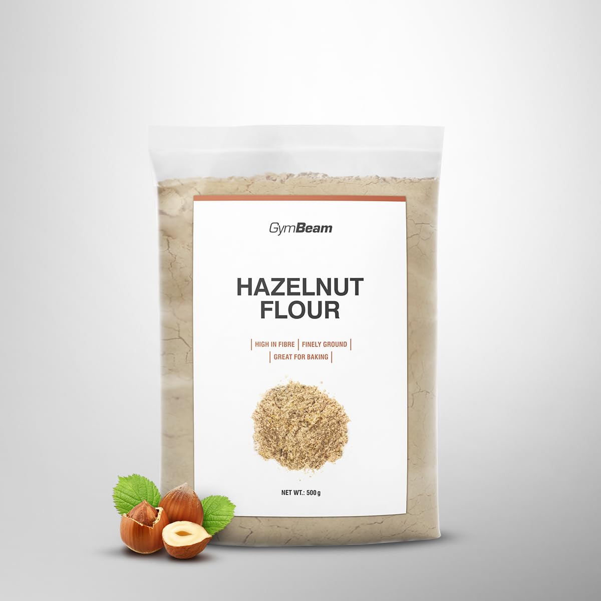 GymBeam Farina di Nocciole Tostate Senza Glutine Low-Carb