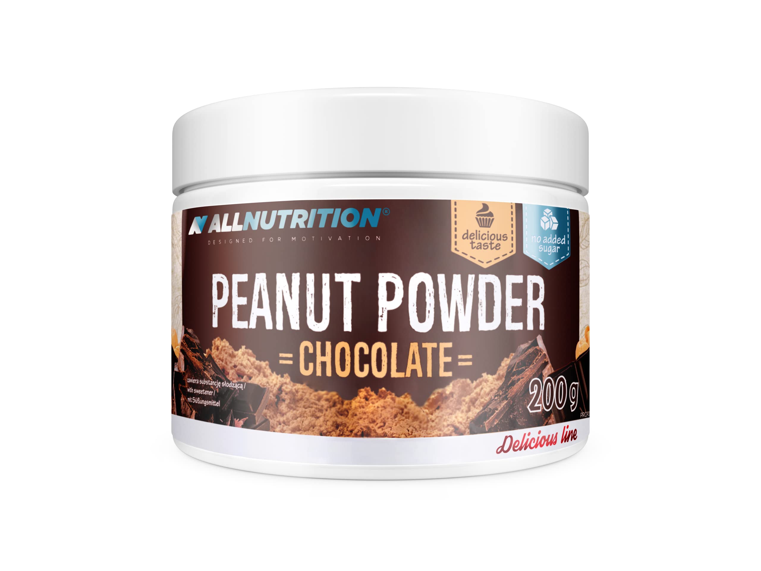 AllNutrition Burro Arachidi in Polvere Cioccolato 200g 50% Proteine