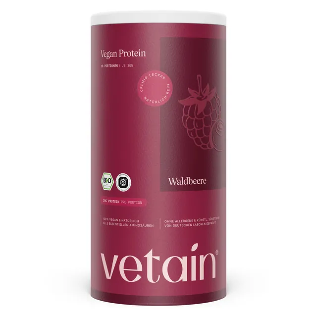 Vetain Veganes Proteinpulver Beere proteine 540 g bio