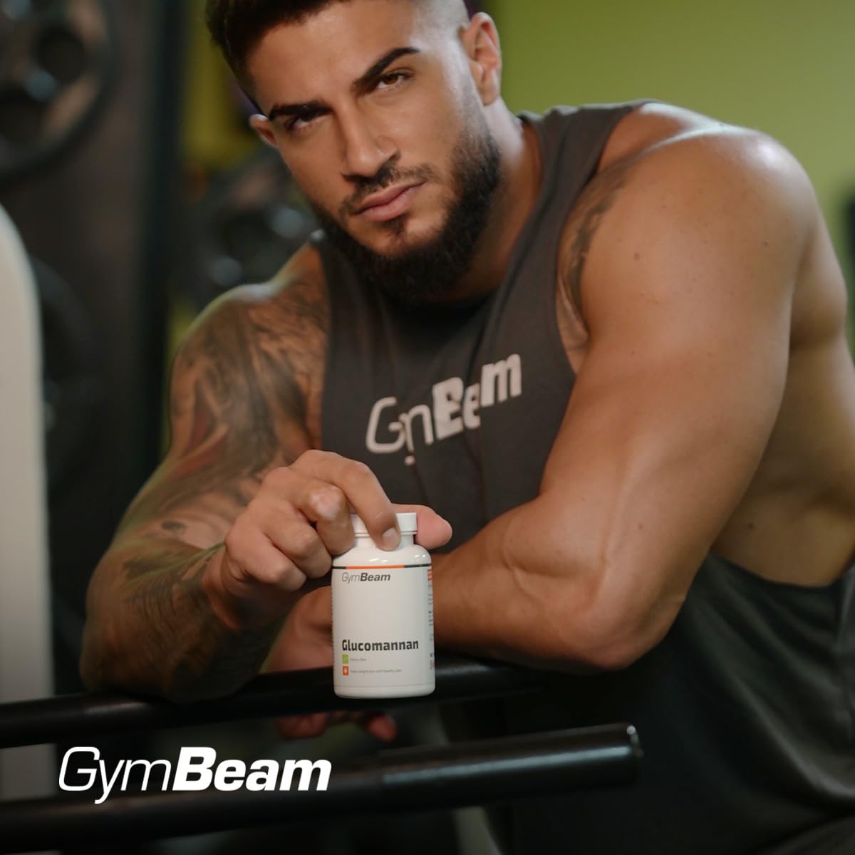 GymBeam Bruciagrassi Glucomannano 120 cpr integratore fibra sazietà