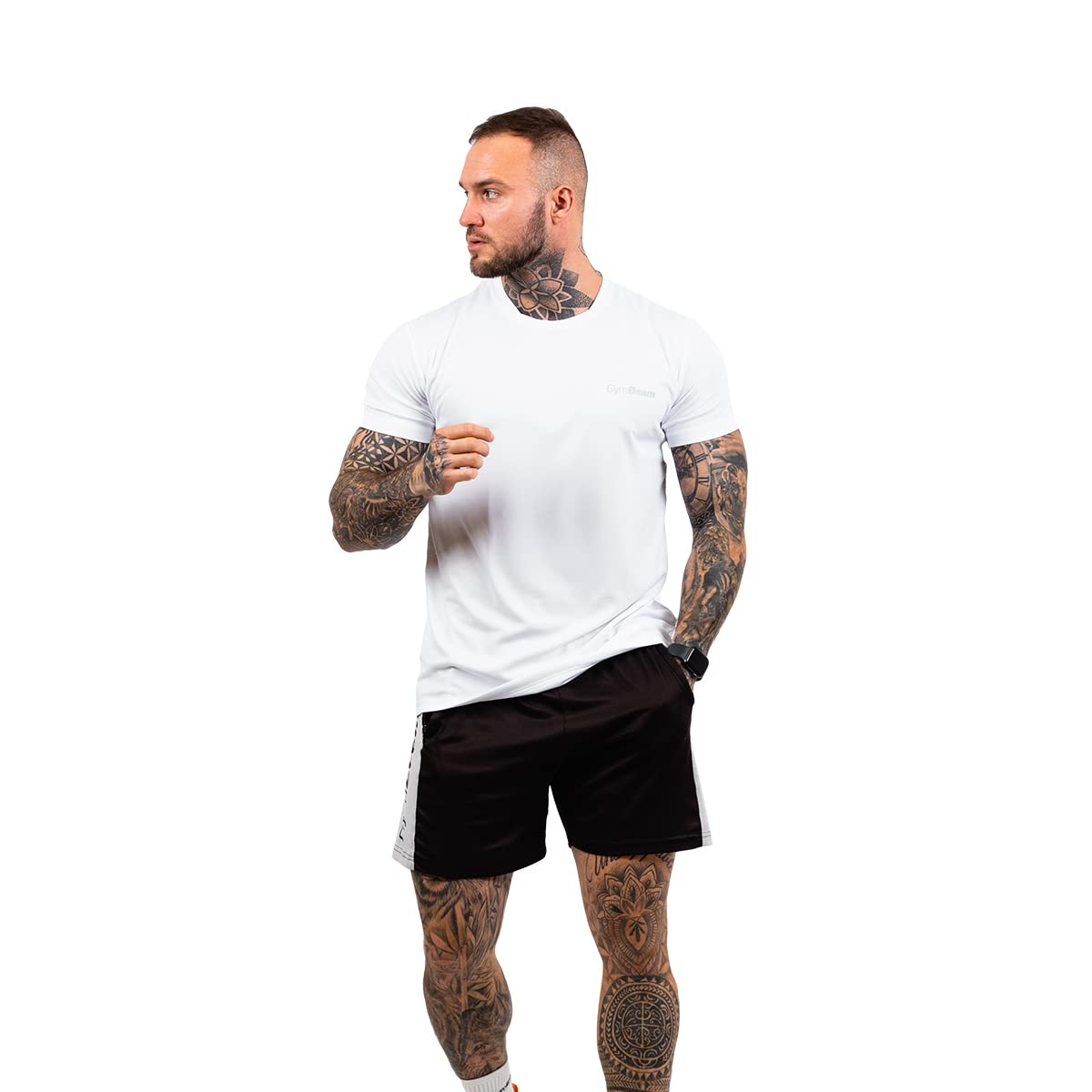 GymBeam TRN Maglietta Uomo t-shirt palestra poliestere