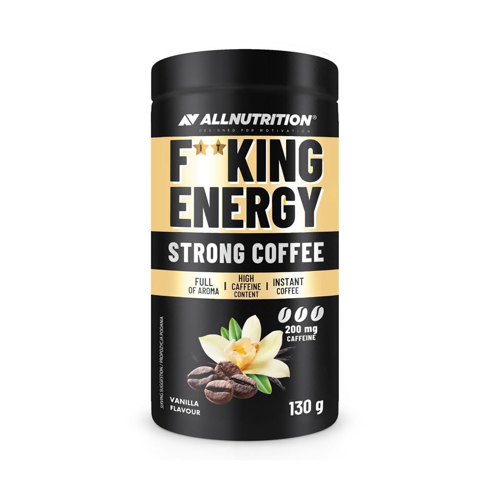AllNutrition FitKing Strong Caffè Istantaneo Vaniglia 130 g