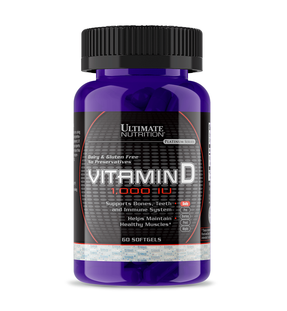 Ultimate Nutrition Vitamina D3 1000 UI Softgel 90 Capsule Ossa