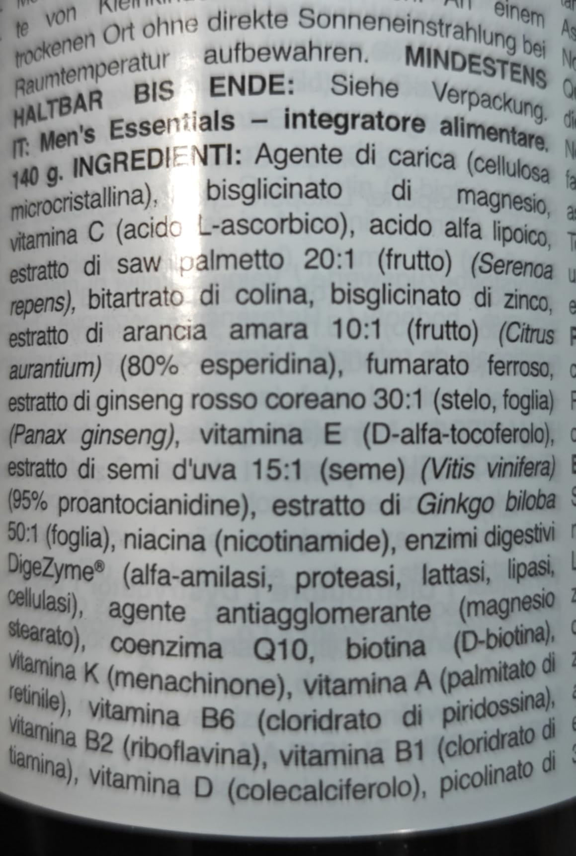 GymBeam Multivitaminico Uomo Multivitaminico 120 cpr 27 ingredienti
