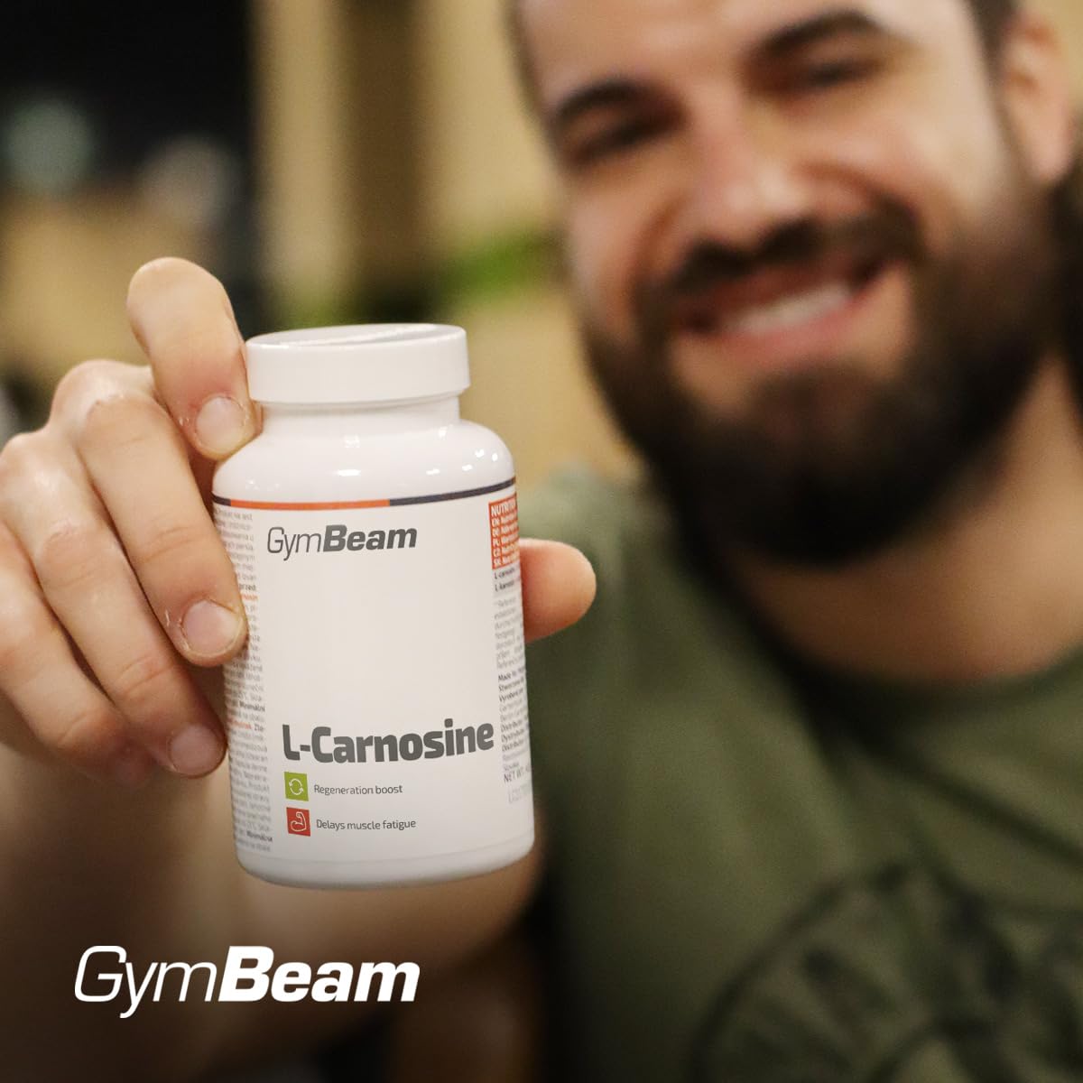 GymBeam L-Carnosina 500 mg Capsule 60 cps Antiossidante