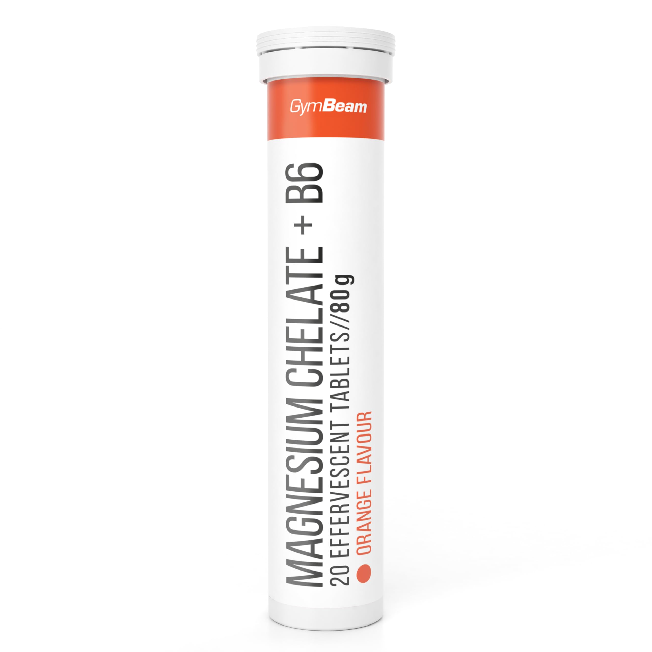 GymBeam Magnesio Chelato+B6 effervescente arancia 20 cpr