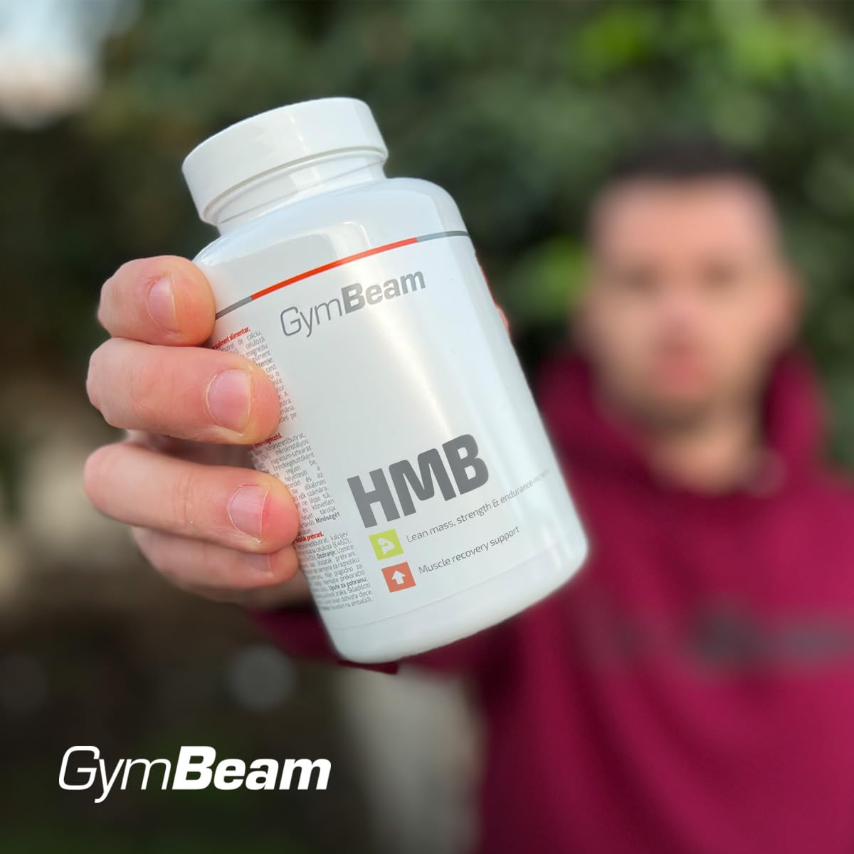 GymBeam HMB Compresse Leucina per Massa Muscolare Uso Giornaliero