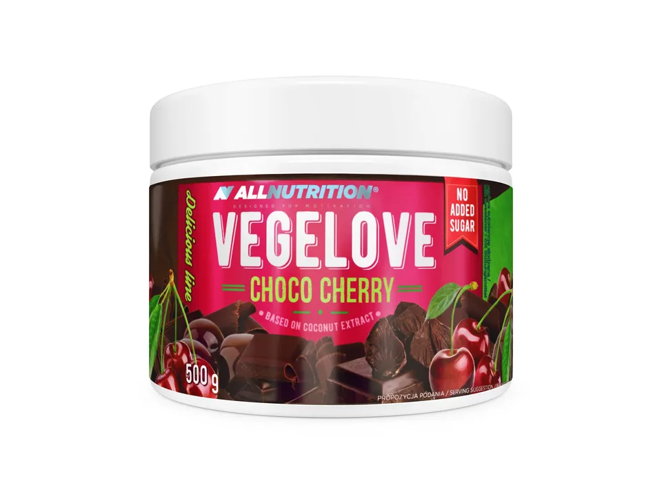 AllNutrition Vegelove Choco Cherry Crema Spalmabile 500g Vegana