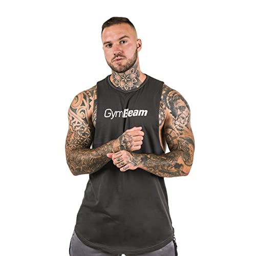 GymBeam Cut Off Canotta Uomo Nero M traspirante