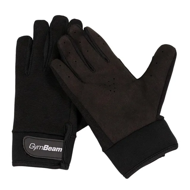 GymBeam Full Finger Guanti Palestra Dita Intere Velcro