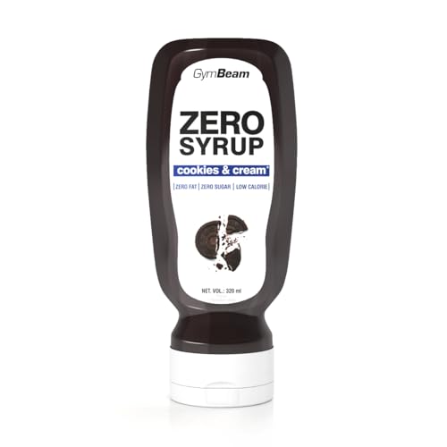 GymBeam Sciroppo ZERO Cookies Cream 320 ml Senza Zucchero