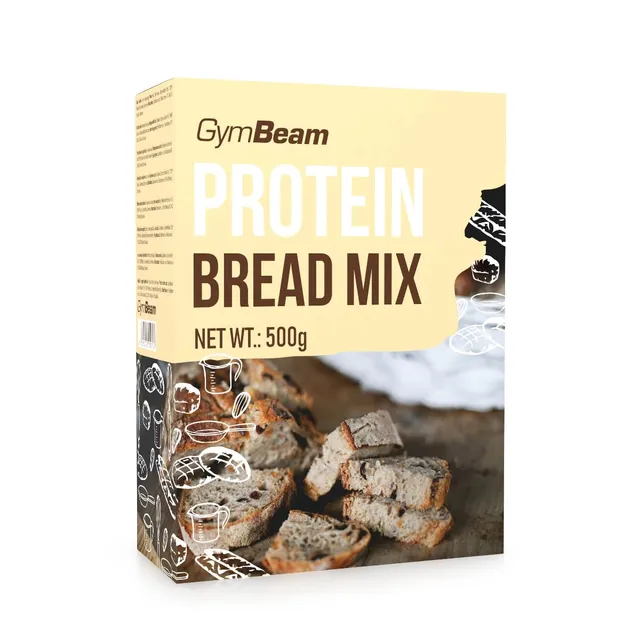 GymBeam Alimentazione Preparato per Pane Proteico 500 g Fibre