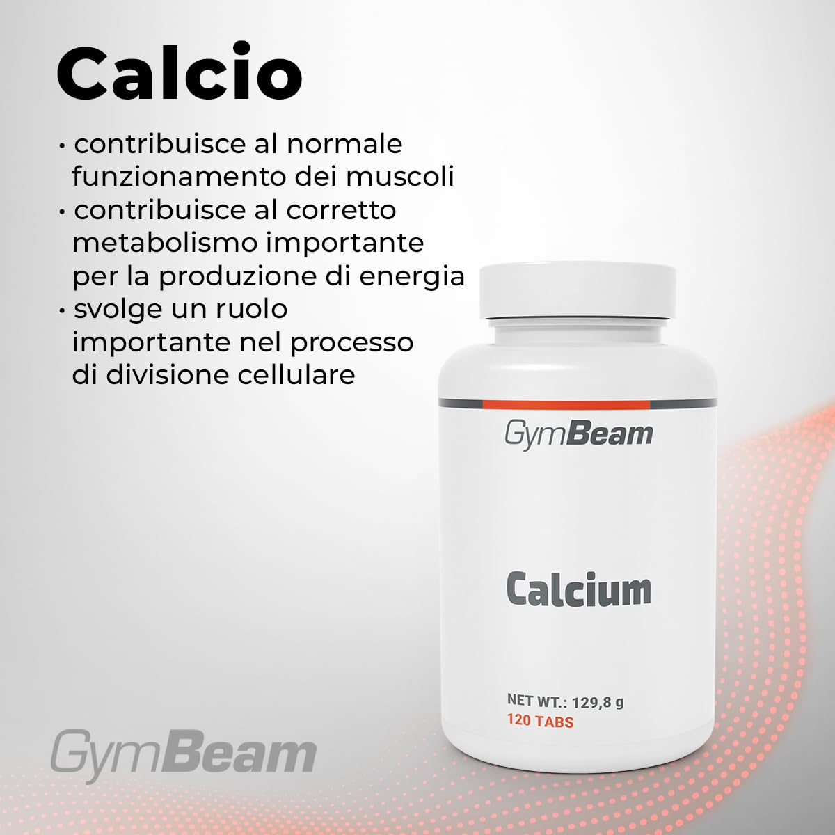 GymBeam Minerali Calcio 400 mg capsule 60 pz ossa e muscoli