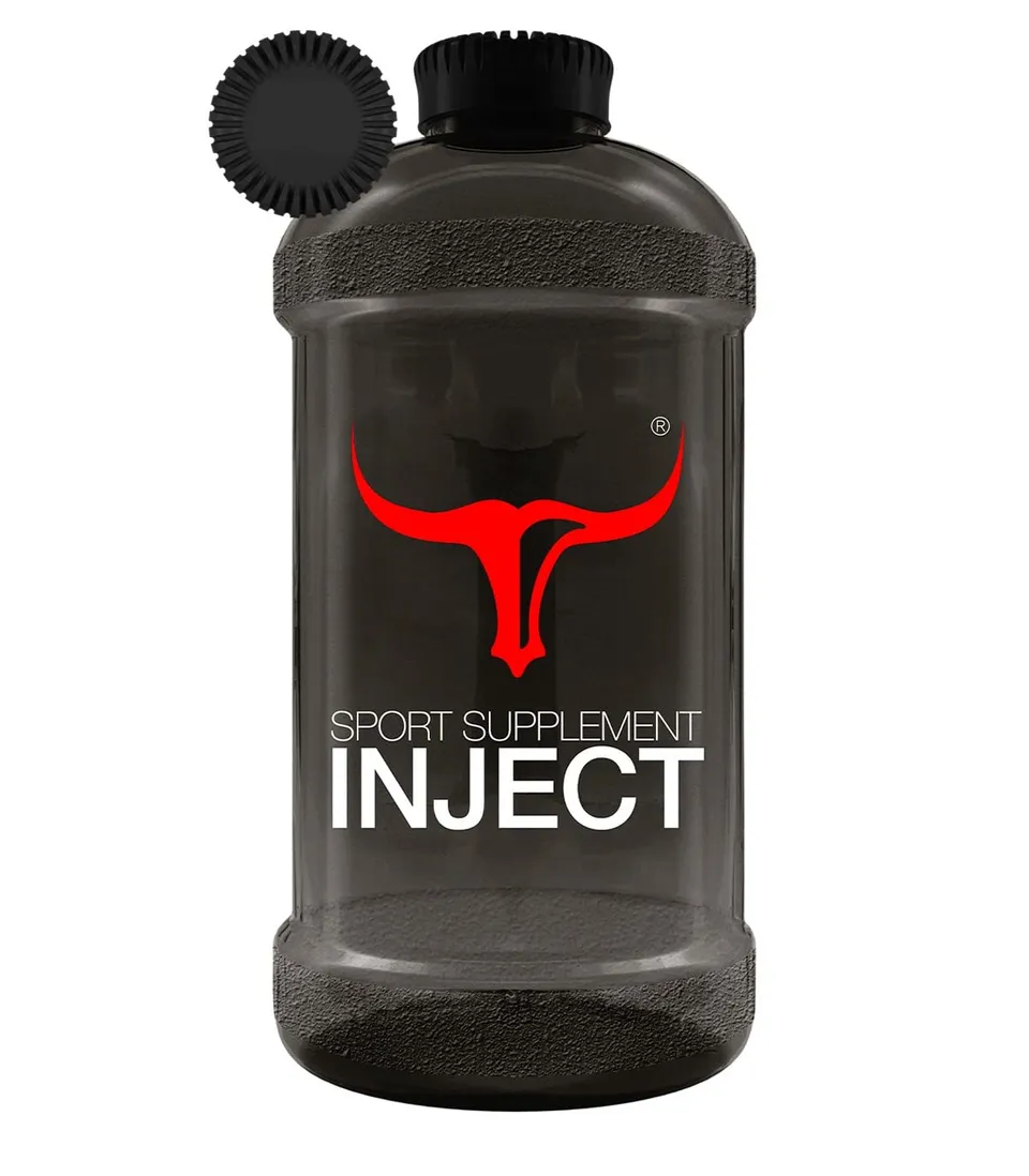 Inject Accessori Lifestyle Bull borraccia 2L nera logo rosso