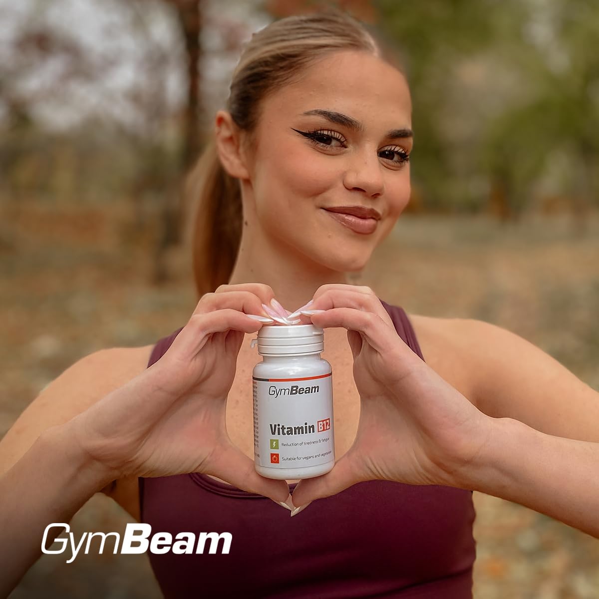 GymBeam Vitamina B12 90 Compresse Energia Sistema Nervoso Vegani