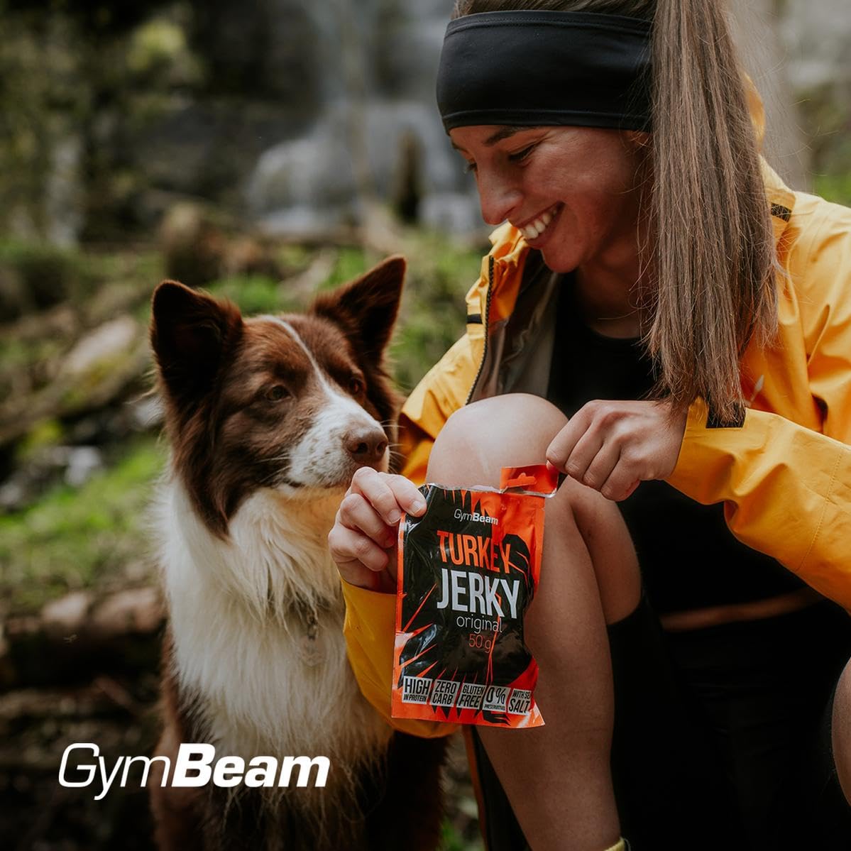 GymBeam Turkey Jerky carne secca tacchino 50 g proteine