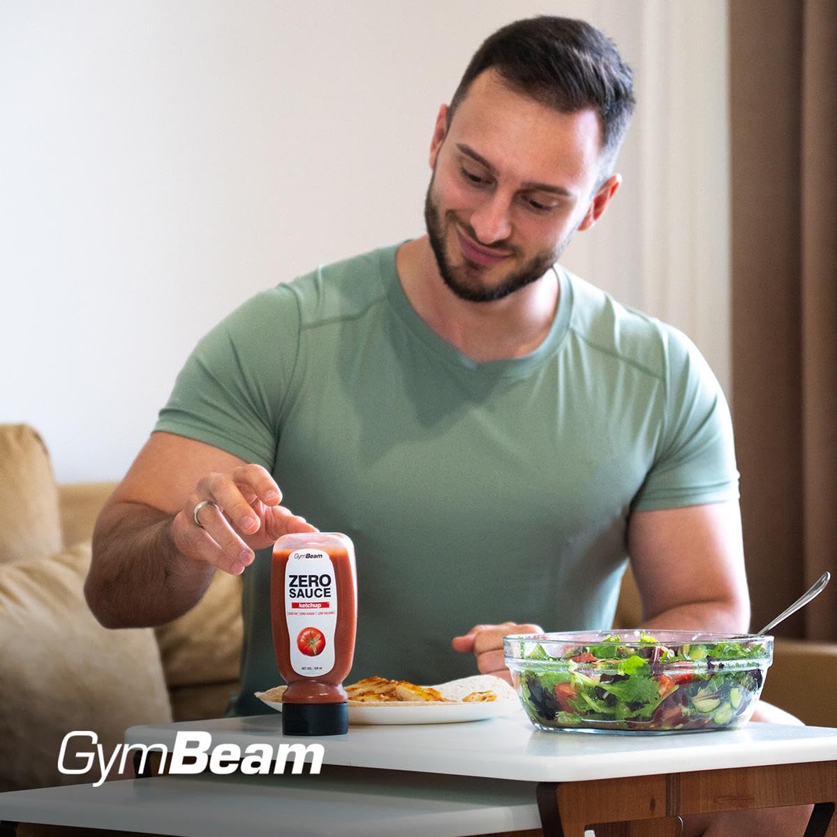 GymBeam Alimentazione Ketchup Zero salsa 320 ml vegano senza zucchero