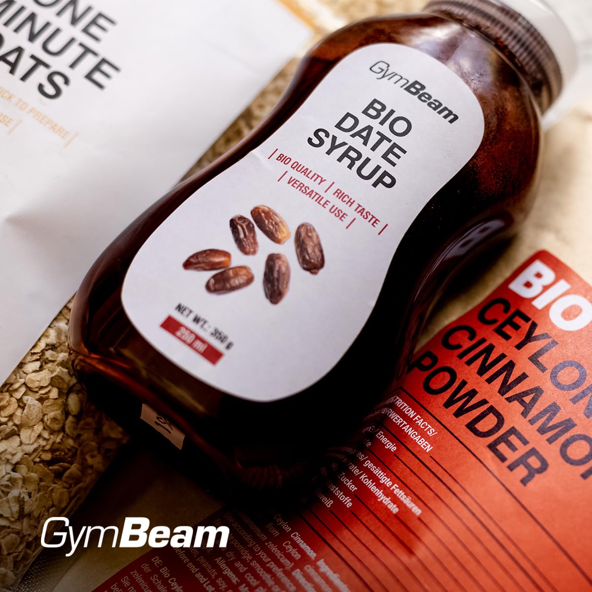 GymBeam Sciroppo di Datteri BIO 250 ml Dolcificante Naturale