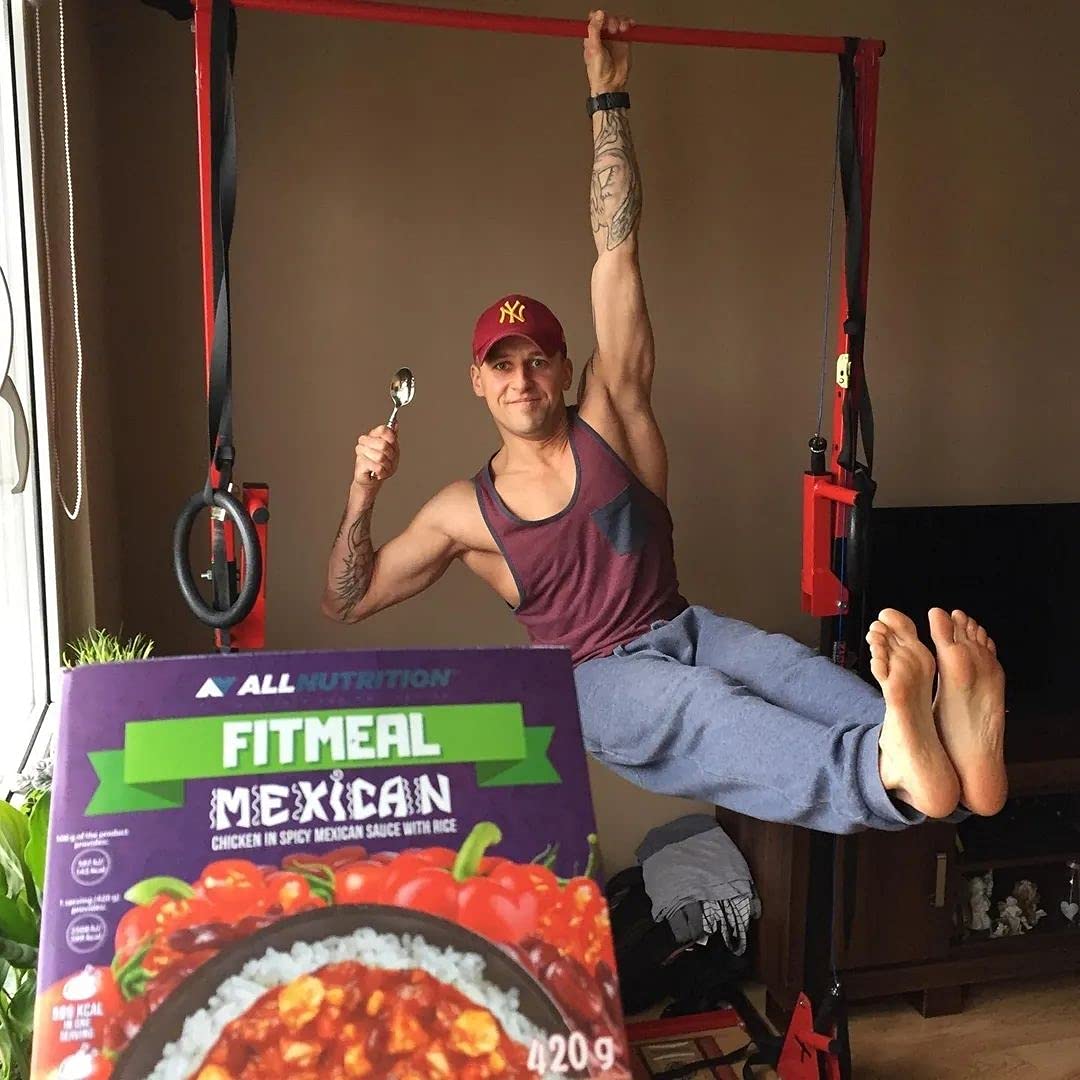 AllNutrition Fitmeal Pollo Riso Pasto Pronto Messicano 420g