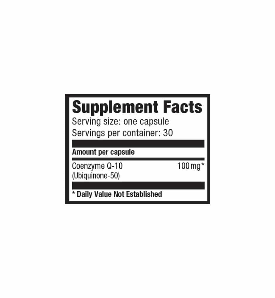 Ultimate Nutrition Coenzyme Q10 integratore 100mg energia