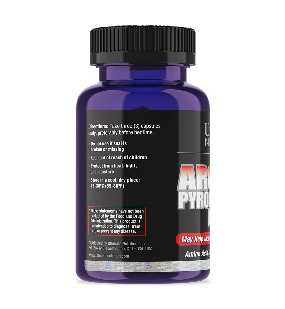 Ultimate Nutrition Performance Arginine Pyroglutamate Lysine compresse