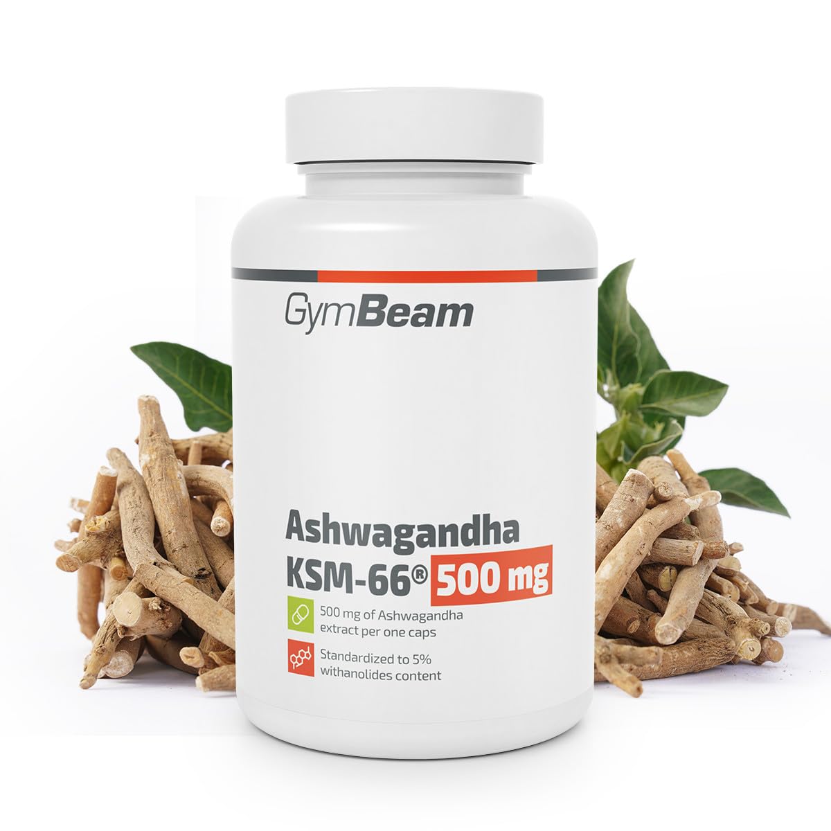 GymBeam Ashwagandha KSM-66 500 mg Capsule Stress