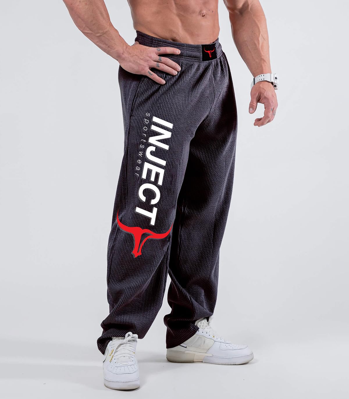 INJECT Hammer Pants Pantaloni Cotone Blu Costine