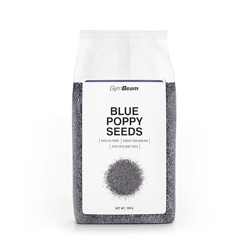 GymBeam Semi di Papavero Blu 500g Superfood Vegano Fibre