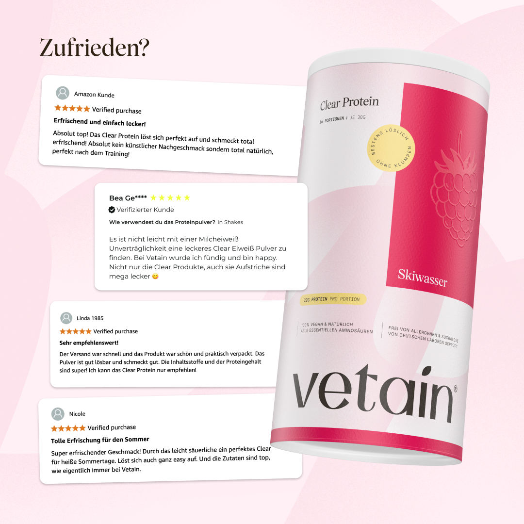 Vetain Clear Protein Skiwasser proteine in polvere 480g lampone