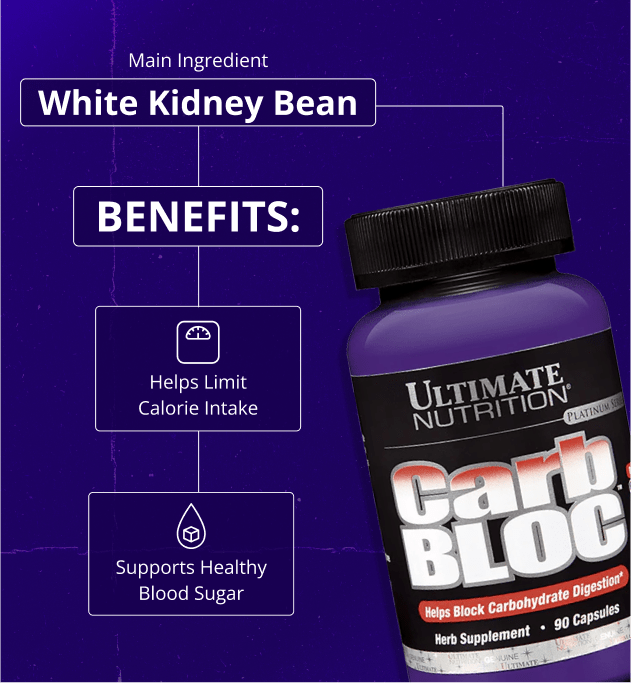 Ultimate Nutrition Carb Bloc integratore dimagrante fagiolo bianco