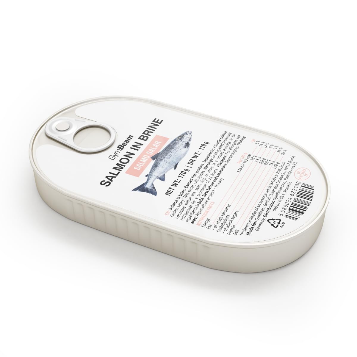 GymBeam Salmone in Salamoia Norvegese 170 g Proteico Omega 3