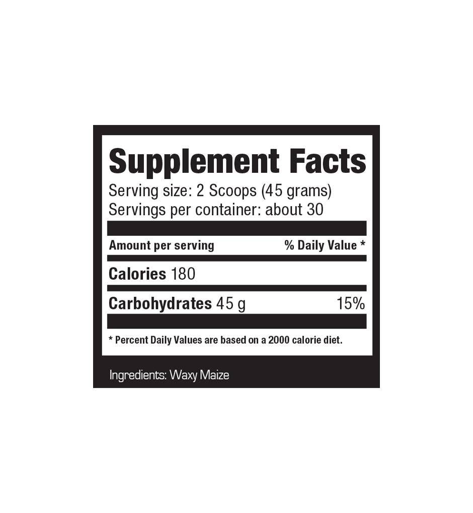 Ultimate Nutrition Waxy Maize carboidrati in polvere 12 lbs